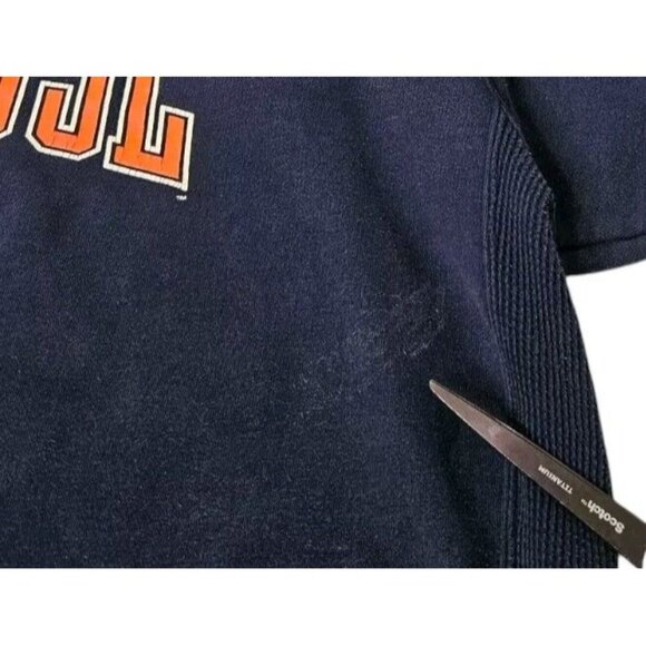 VTG 90s Syracuse University Reverse Weave Crewneck Sweatshirt Size XXXL 3XL Blue - Picture 5 of 13